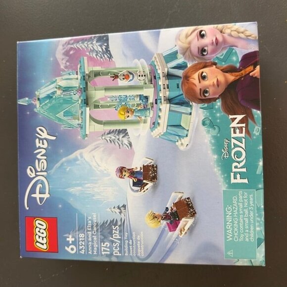 LEGO Disney Frozen Anna and Elsa’s Magical Carousel 43218 Ice Palace Toy Castle - Picture 10 of 11